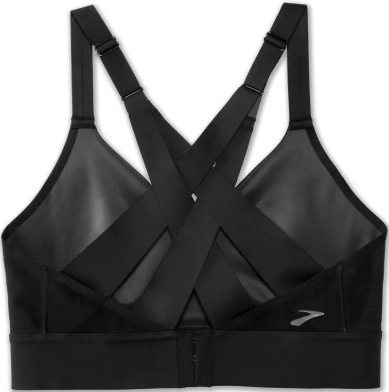 Brooks Drive Interlace Run Bra - Black-1